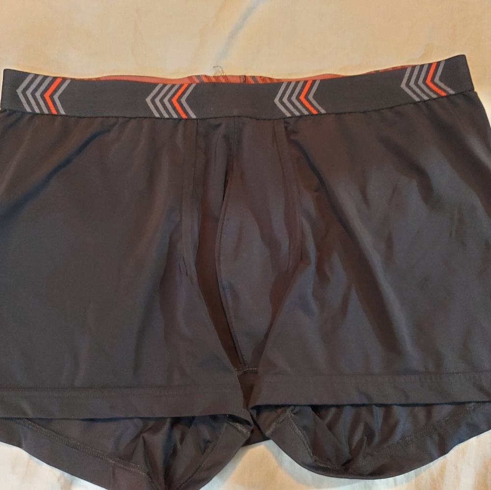 Mens jockey boxer brief black